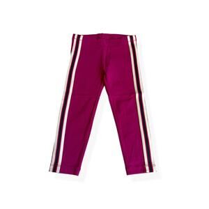 Tea Collection Magenta Pink Side Stripe Leggings Girls Toddler 2